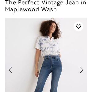 Madewell Perfect Vintage Jean